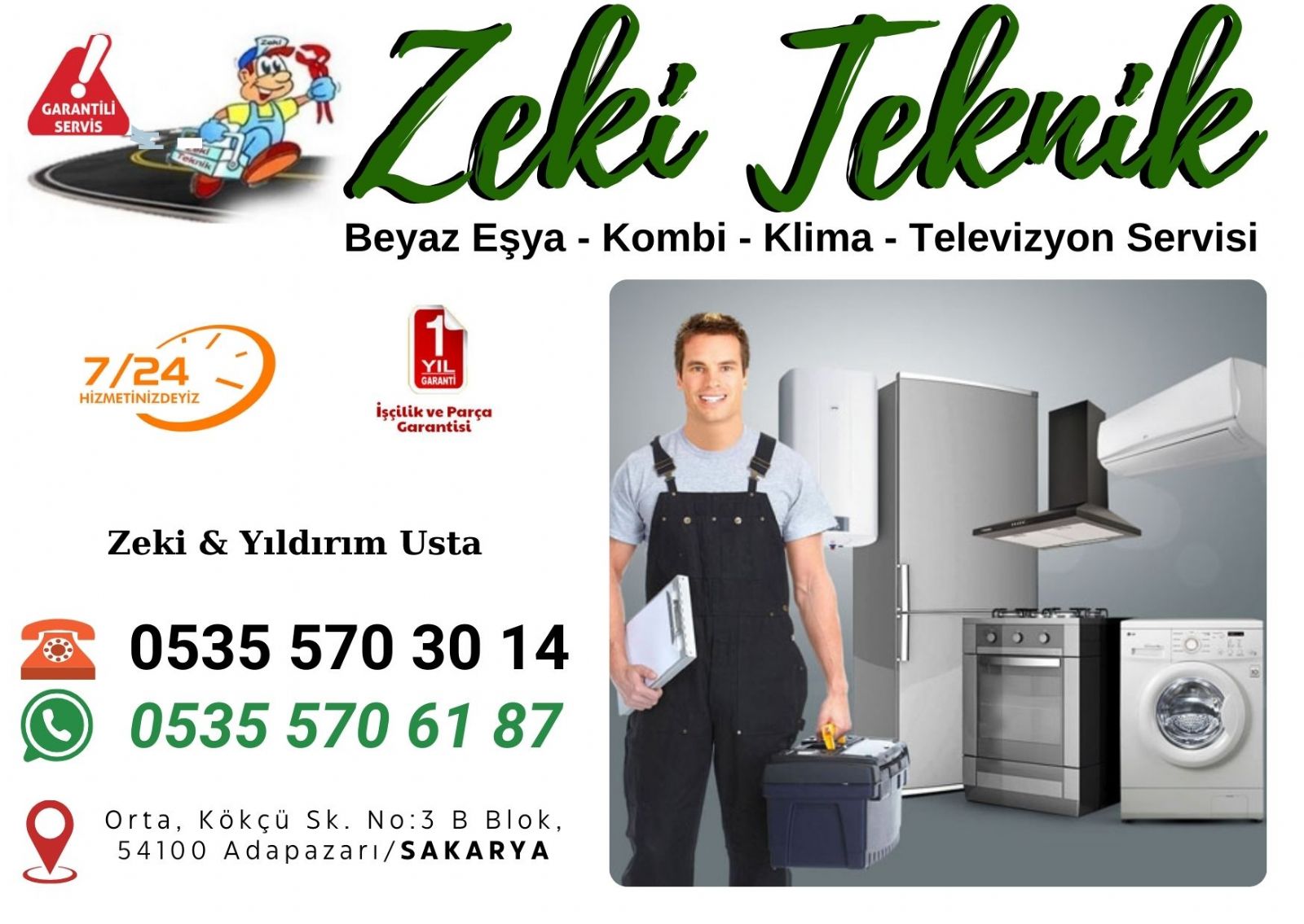Sakarya Beyaz Eşya Tamircisi
